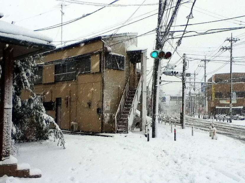 nevada japon kanagawa 14 enero 2013 semaforo