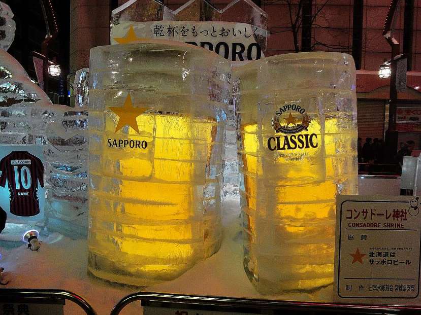 yuki matsuri susukino estructuras hielo