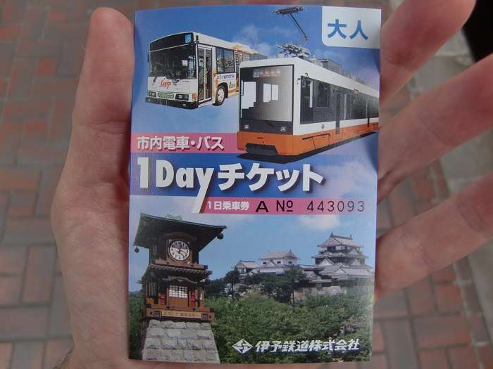 Matsuyama. Tranvia. 1 Day Ticket