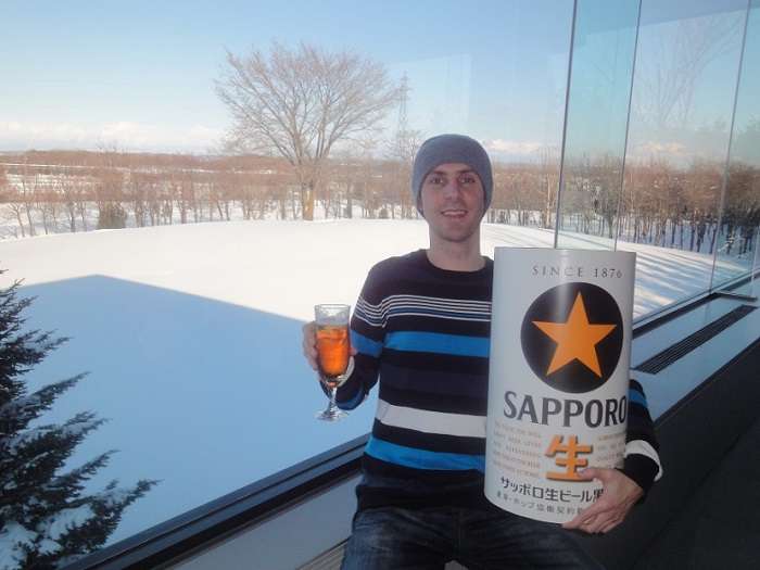 Sapporo cerveza