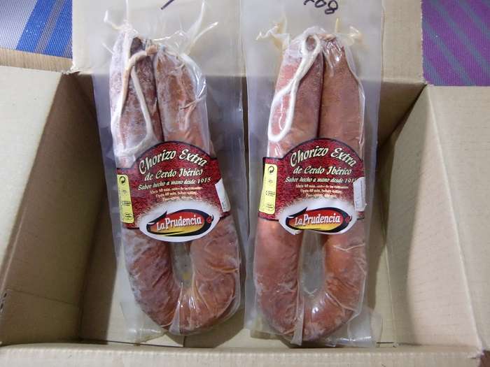chorizo iberico prudencia rakuten 400 grs