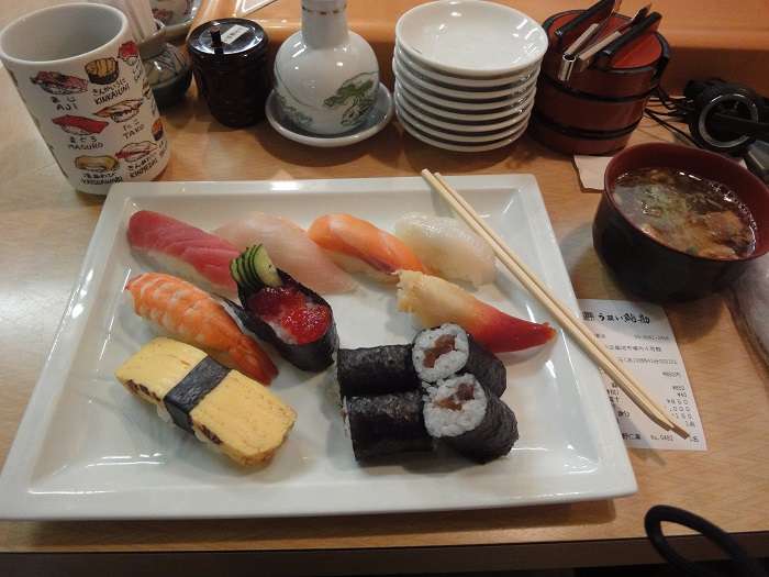 sushi moriawase en tsukiji