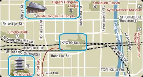 Mapa Estacion Tokyo y alrededores