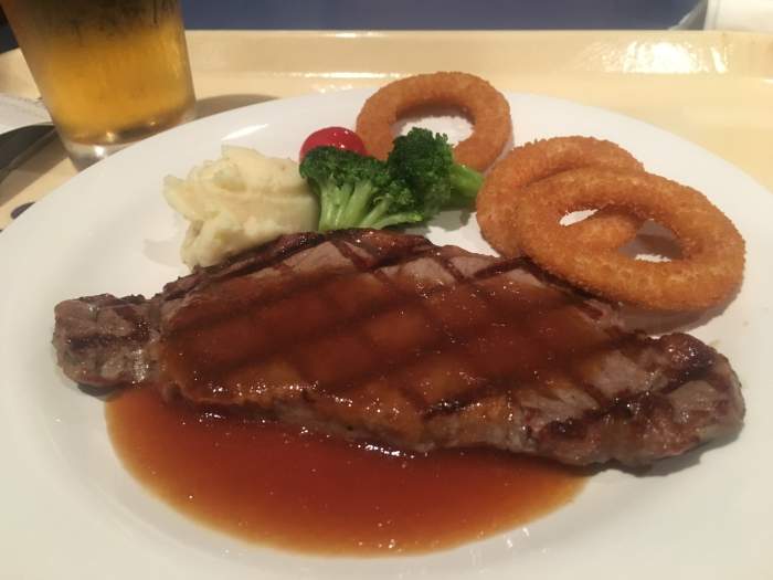 Horizon Bay disney sea filete ternera plancha