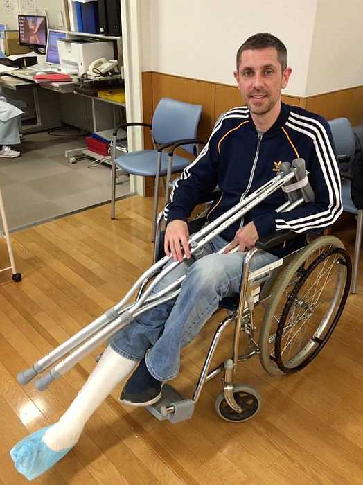 fractura tobillo hospital japon