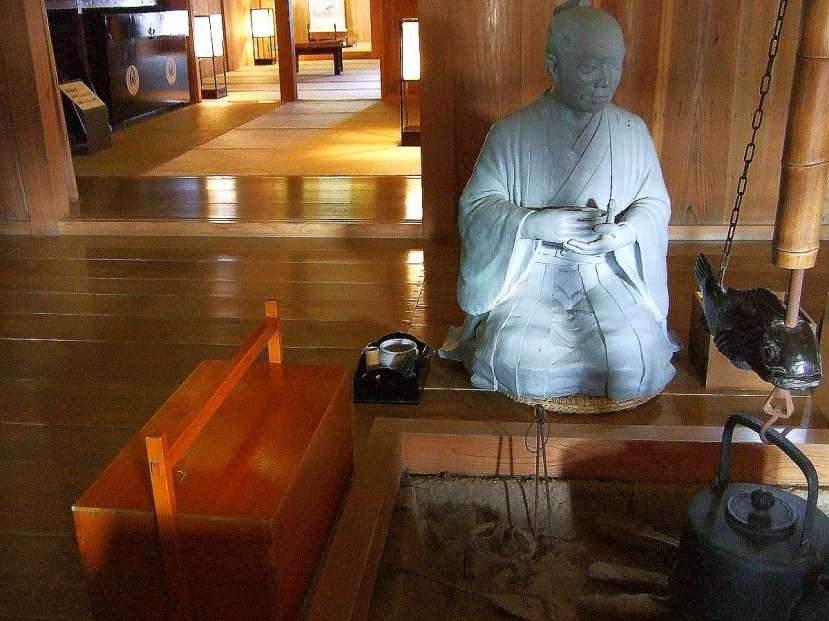 hakone museo sekisho interior estatuas reproducción campesinos
