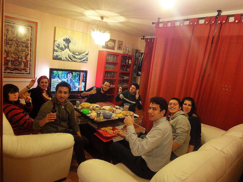 fiesta compañeros japonés escuela oficial idiomas madrid